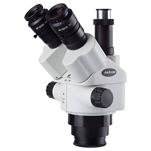 AmScope 7X-45X Simul-Focal Trinocular Zoom 스테레오 현미경 미용실마네킹,머리마네킹