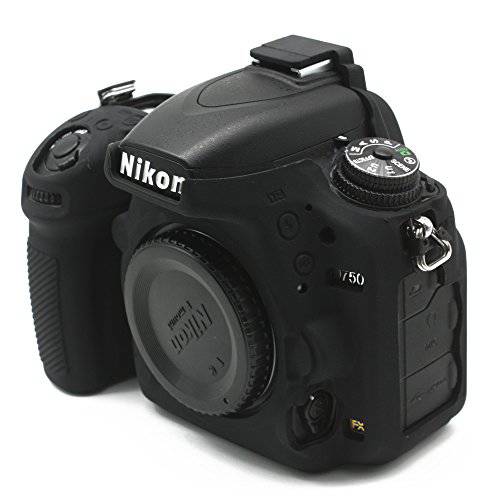CEARI 실리콘 Protective 하우징 카메라 케이스 바디 프레임 쉘 Cover for Nikon D750 DSLR 카메라 - 블랙