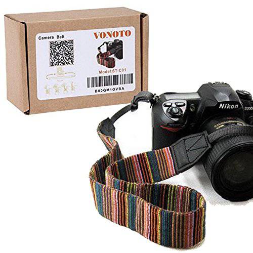 카메라 소프트 숄더, VONOTO 카메라 소프트 숄더 넥 스트랩 빈티지 Antislip 벨트 for All DSLR 카메라 캐논 Nikon 소니 Pentax