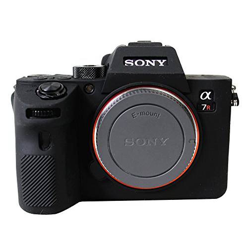 MINICO Protective 실리콘 젤 러버 소프트 카메라 케이스 Cover 가방 for 소니 ILCE-7RIII A7RM3 A7R3 카메라 Black