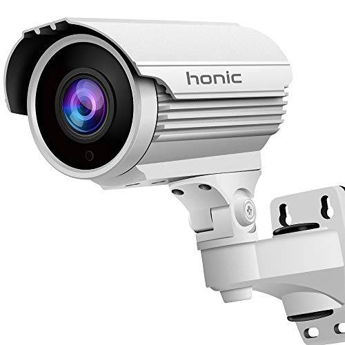 브라이트 클리어 나이트 비전 1080P 소니 Exmor 센서 (TVI/ AHD/ CVI/ 1200tvl) 2.8-12mm 수동 줌 보안카메라, CCTV, Honic 2MP Varifocal CCTV 카메라, 아웃도어 방수 아날로그 카메라 비디오 감시