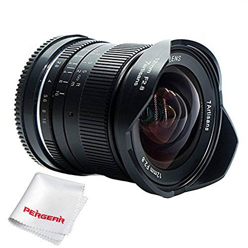 7artisans 12mm F2.8 초광각, 울트라와이드 앵글 렌즈 for 소니 E-Mount APS-C 미러리스 카메라 - 설명서 포커스 프라임,고급 Fixed 렌즈