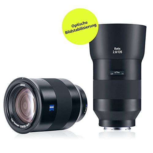 Zeiss 135mm F/ 2.8 Batis Series 렌즈 for 소니 풀 프레임 E-Mount Nex Cameras, Black