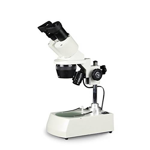 Parco PST Series 스테레오 Microscope, PST-234-10LRC, 쌍안경 Head, 10X WF eyepieces, 20X/ 30X/ 40X, 110V, LED 무선 - 탑 and Bottom Illumination