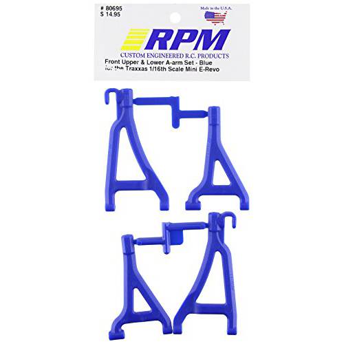 RPM 80695 전면 Upper/ 보다낮은 A-Arms Blue 1/ 16 E-Revo Blue