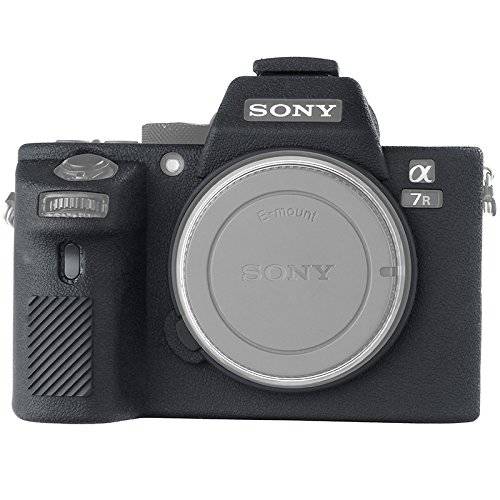 소니 A7II 카메라 케이스, 프로페셔널 실리콘 러버 카메라 케이스 Cover 탈착식 Protective for 소니 A7II A7SII A7RII A7MII (Black)