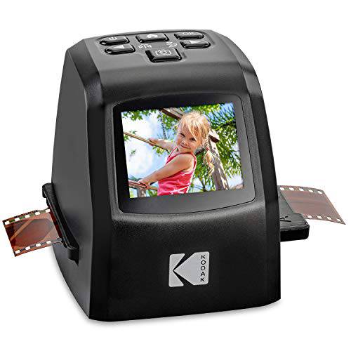 코닥 미니 디지털 필름&  미끄러지다 스캐너  개종 35mm, 126, 110, 슈퍼 8& 8mm 필름 네거티브&  미끄러지다s to 22 메가픽셀 JPEG 이미지  포함 - 2.4 LCD 스크린  쉬운 하중 필름 어댑터