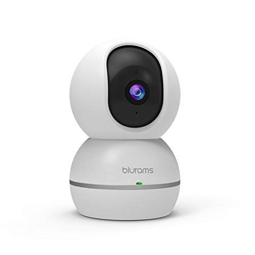 blurams 1080p 돔 보안카메라, CCTV | PTZ Surveillance 시스템 with Motion/ 사운드 Detection, Smart AI Alerts, 프라이버시 Mode, 나이트 Vision, Two-Way 오디오 | Cloud/ Local 스토리지 Available | 공장 with Alexa