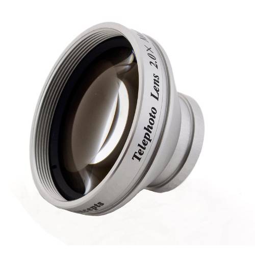 2.0x 고 제품 망원 변환 렌즈 (30mm) For 소니 핸디캠 HDR-SR10
