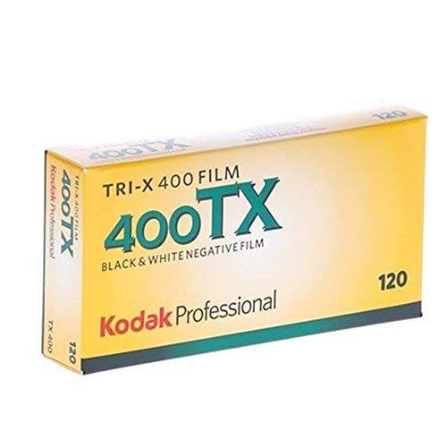 코닥 115 3659 Tri-X 400 프로페셔널 120 Black and White 필름 5 Roll 프로팩 3-Pack