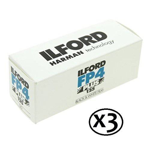 3 X Ilford FP4 Plus, Black and White 프린트 Film, 120 (6 cm), ISO 125 (1678169)
