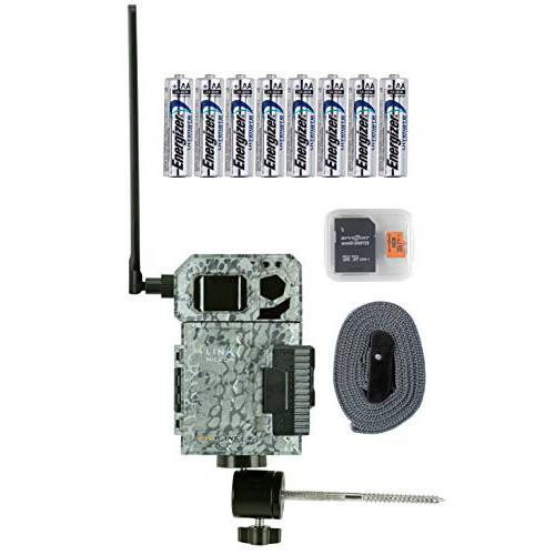Spypoint Link 미니-V 4G Cellular 트레일 카메라 with Batteries, 미니 SD Card, and 마운트