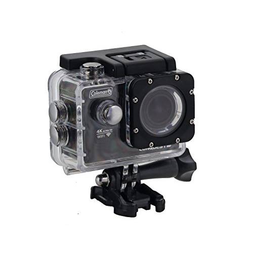Coleman CX14WP Conquest3 4K 울트라 HD 액션 카메라 with 방수 주택&  마운트, Black