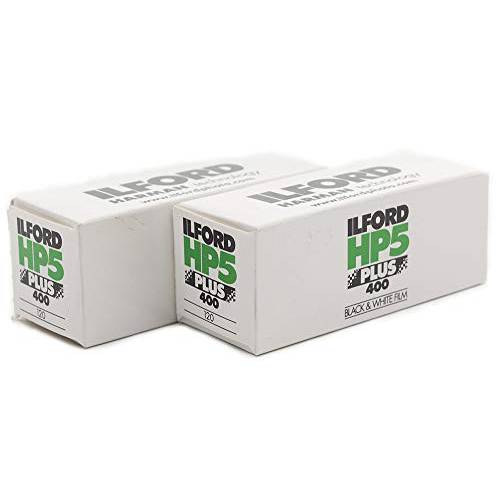 Ilford HP5 Plus Black and White 네거티브 필름 ISO 400 (120 Roll Film) 2-Pack