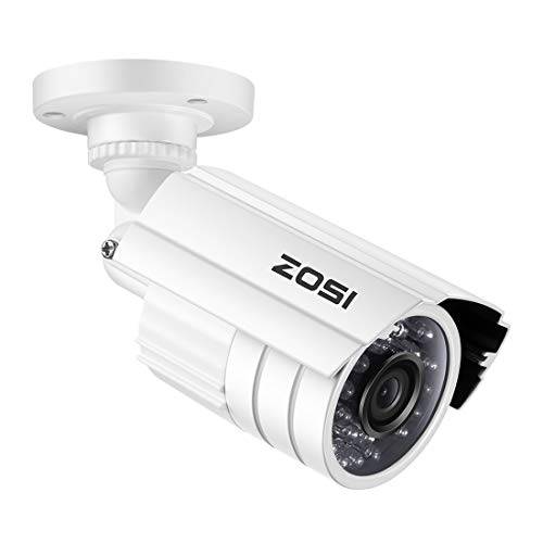 ZOSI 1080P HD 1920TVL 하이브리드 4-in-1 TVI/ CVI/ AHD/ 960H CVBSCCTV 카메라 24PCS IR-LEDs 세큐리티 Day/ 나이트 Weatherproof Bullet Surveillance 카메라 For HD-TVI, AHD, CVI, and CVBS/ 960H 아날로그 DVR (White)