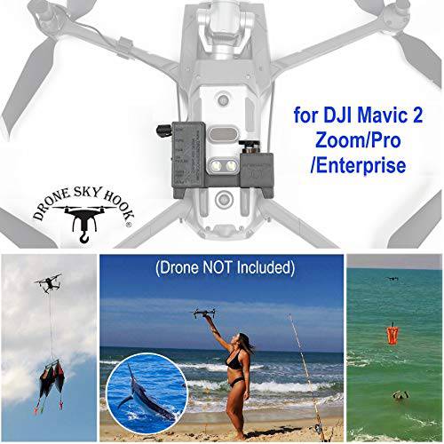프로페셔널 출시 and 디바이스 for DJI Mavic 2 Zoom/ Pro/ Enterprise, for 드론 Fishing, Bait 출시, Payload Delivery,  검색&  구출, Fun 활동. - 방지 Parachute Included -