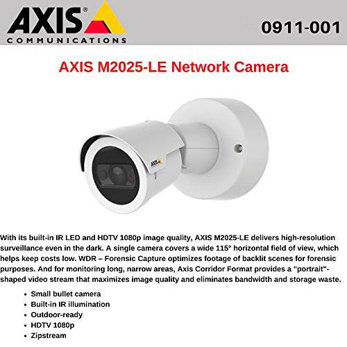 Axis Communications B092830 액슬 M2025-LE 네트워크 카메라
