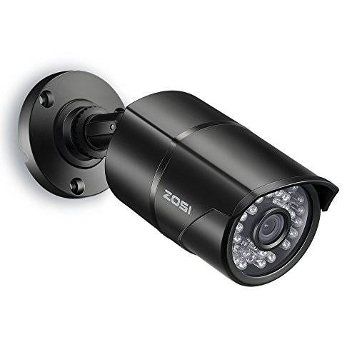 ZOSI 1/ 3 CMOS 1000TVL 960H CCTV 홈 Surveillance Weatherproof 3.6mm 렌즈 with IR Cut Bullet 보안카메라, CCTV - 36PCS Infrared LEDs, 100ft IR Distance, 알루미늄 메탈 하우징