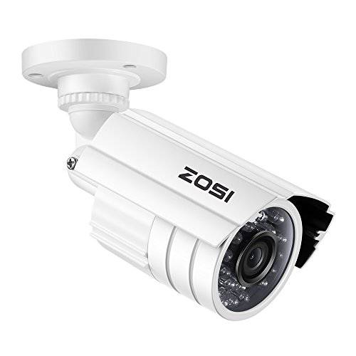 ZOSI H.265+ 풀 1080p 홈 보안카메라, CCTV 시스템 아웃도어 Indoor, 5MP-Lite CCTV DVR 8 Channel with 하드디스크 1TB and 4 x 1080p Weatherproof Surveillance 카메라 with 80ft 나이트 Vision, 모션 알림
