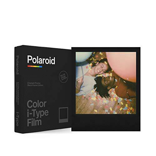 Polaroid Originals 컬러 필름 I-Type 블랙 프레임 에디션 6019 호환