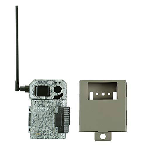 Spypoint Link 미니 4G Cellular 트레일 카메라 with 스틸 세큐리티 박스 (Link-Micro-V)
