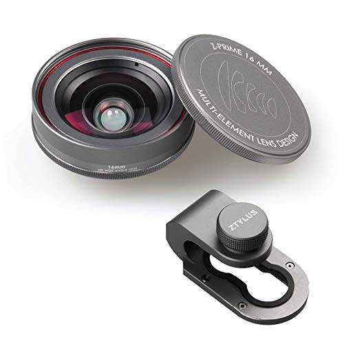 Ztylus Z-Prime 범용 16mm 와이드 앵글 Lens, for iPhone, 삼성 Galaxy, 구글 Pixel
