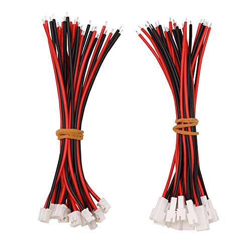 smseace 15pairs 22AWG JST PH2.0 Male and Female 커넥터 100mm 적용가능한 작은 whoop like JRC H36 H67 Upgrading 블레이드 Inductrix, E010 E013, and KingKong 작은 드론 JST-PH2.0-15