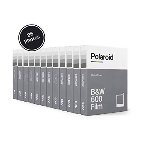 Polaroid Originals 블랙&  하얀 필름 for 600, 12 Pack, 96 포토 (6091)