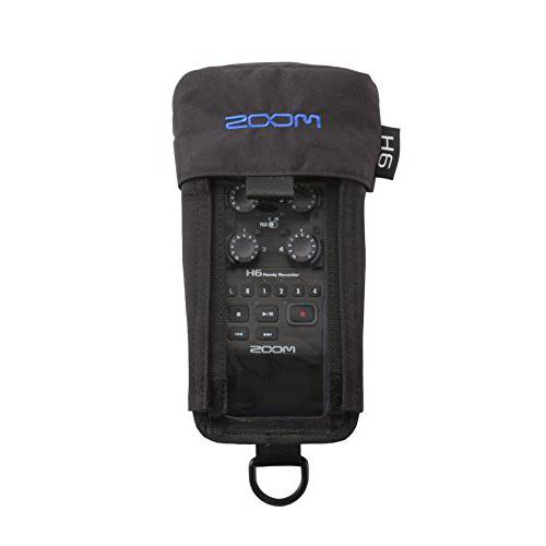 Zoom PCH-6 Protective 케이스 For H6 휴대용 Recorder,  WaterResistant, Dust Resistant, Velcro 벨트 Loop, 붐 기둥 Sleeve,  열쇠고리, 키링 for Additional 마운팅 옵션
