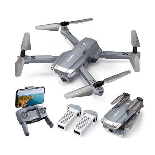 RC Toys, SYMA X500 폴더블 GPS 드론 with 4K UHD Camera, 쿼드콥터 헬리콥터 UAV with 브러쉬,빗 Motor, 오토 리턴 Home, 팔로우 Me, 56 분 Flight Time, Long 컨트롤 Range, Includes 캐링 가방