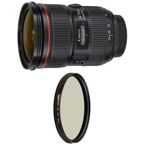 Canon EF 24-70mm F/ 2.8L II USM 기본 Zoom 렌즈 and 원형 편광 렌즈 - 82 mm
