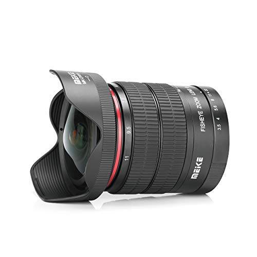 MEKE 6-11mm F/ 3.5 Wide 앵글 APS-C 수동 Focus 어안 Zoom 렌즈 for Nikon F 마운트 DSLR 카메라 D500 D3200 D3300 D3400 D5200 D5300 D5500 D5600 D7100 D7200 D7500 .etc