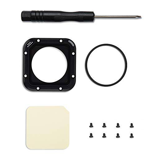 ParaPace  렌즈 교체용 Kit for 고프로 히어로 5/ 4 세션 Protective 렌즈 리페어 부속 (Black)