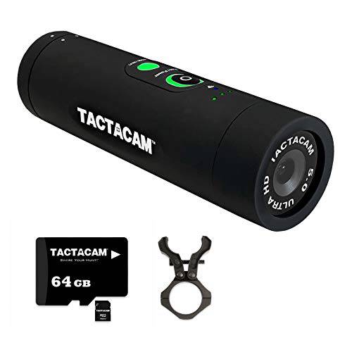 TACTACAM 5.0 사냥 액션 카메라+ 배럴/ 스코프 마운트 and 64GB 마이크로SD 카드