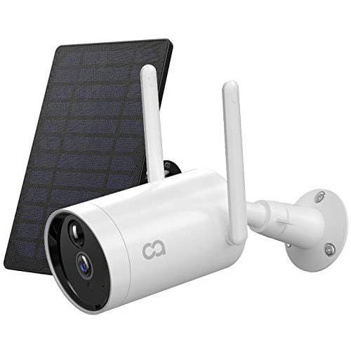 아웃도어 보안카메라, CCTV, COOAU  무선 태양광 충전식 배터리 전원 와이파이 홈 카메라, 1080P, IR 나이트 비전, 2-Way 오디오, PIR 모션 감지,센서, IP66 방수, SD 카드/ 클라우드 스토리지