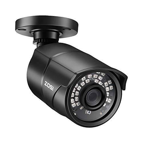 ZOSI 2.0MP HD 1080p 1920TVL 보안카메라, CCTV 아웃도어 실내 (하이브리드 4-in-1 HD-CVI/ TVI/ AHD/ 960H 아날로그 CVBS), 36PCS Leds, 120ft 나이트 비전, 90° 뷰 앵글, 내후성 감시 CCTV Bullet 카메라