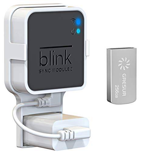256GB Blink USB 플래시드라이브 Local 비디오 스토리지 The Blink 동기화 모듈 2 마운트 (Blink Add-On 동기화 모듈 2 is NOT 포함)