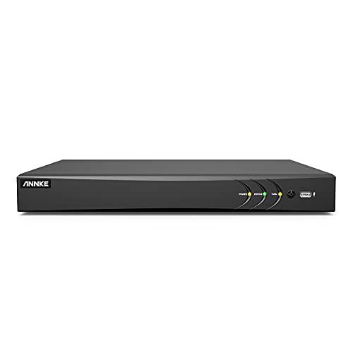 ANNKE 32-Channel H.265+ 세큐리티 DVR NVR 레코더, 5-in-1 1080P 감시 CCTV DVR HDMI 출력, 지원 up to 18 5MP IP 카메라, P2P 테크놀로지, 간편 리모컨 액세스, No 하드디스크 포함