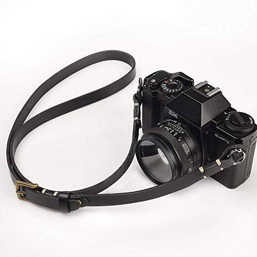CANPIS CP006 카메라 숄더 넥 스트랩 블랙, Four Stage Buckled 조절가능 Length 캐논 니콘 소니 후지필름 올림푸스 미러리스 DSLR etc.
