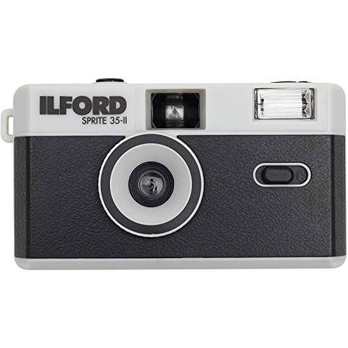 Ilford Sprite 35-II 리유저블,재사용/ Reloadable 35mm 아날로그 필름 카메라 (블랙 and 실버)