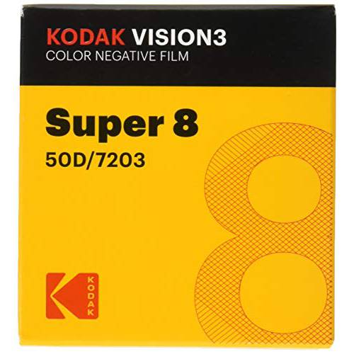 슈퍼 8 코닥 VISION3 50D/ 7203 컬러 네거티브 필름, SP464 카트리지, 50’ 롤
