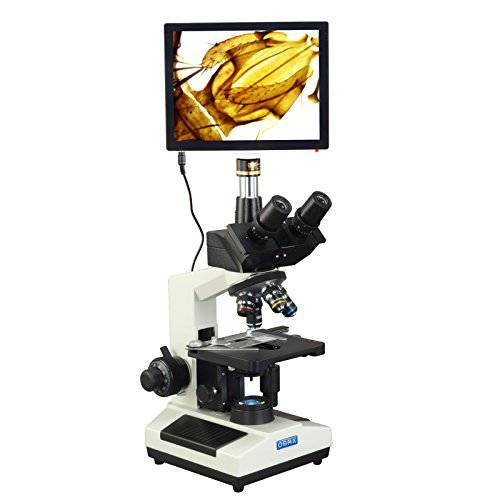 OMAX 40X-2000X 5MP 9.7 인치 터치스크린 디지털 컴파운드 Trinocular LED Lab Biological 현미경