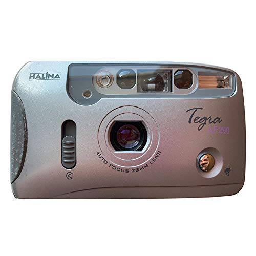 Halina Tegra AF290 35mm 필름 카메라 컴팩트 포인트&  촬영 플래시 오토 포커스 모터