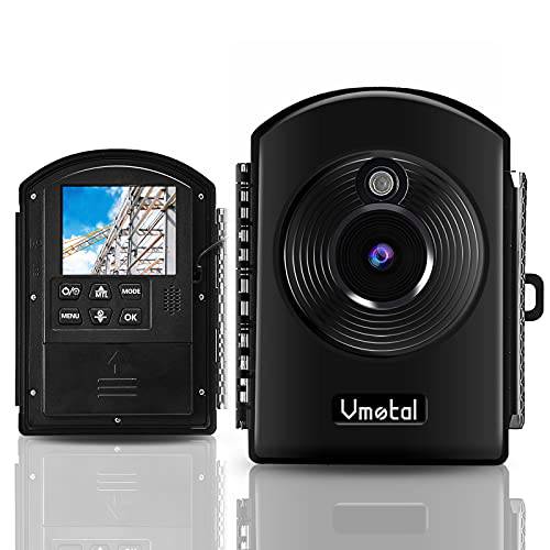 Vmotal 타임랩스 카메라 1080P 울트라 HD Time-Lapse 사진촬영용&  비디오, 타이머, Burst, 루프 레코딩, IP66 워터 저항 공사현장&  아웃도어 세큐리티, 식물 성장