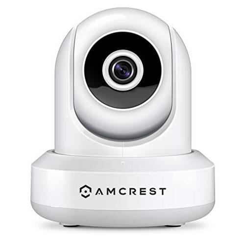 Amcrest 1080P 와이파이 보안카메라, CCTV 2MP 실내 팬/ 틸트 무선 IP카메라, IP2M-841W (화이트)