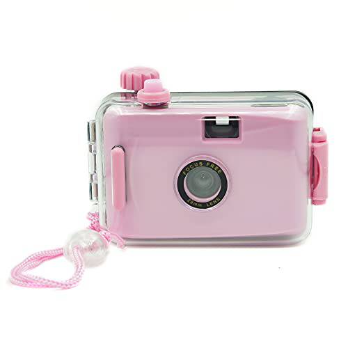 필름 카메라, 135Film 카메라, 사용 35mm 필름, Focusfree, 리유저블,재사용 카메라 (핑크)