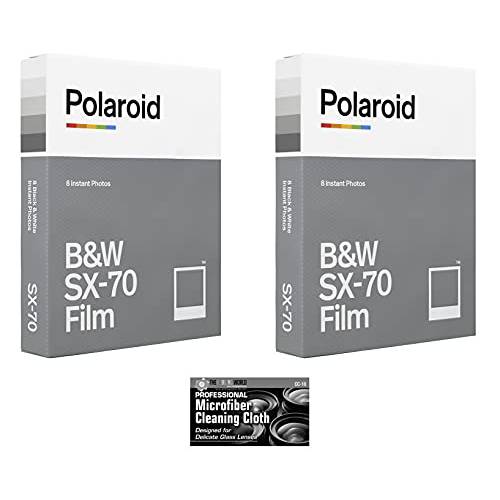 Polaroid Originals 블랙&  화이트 필름 SX70 인스턴트 카메라 - 2 팩 (16 포토)