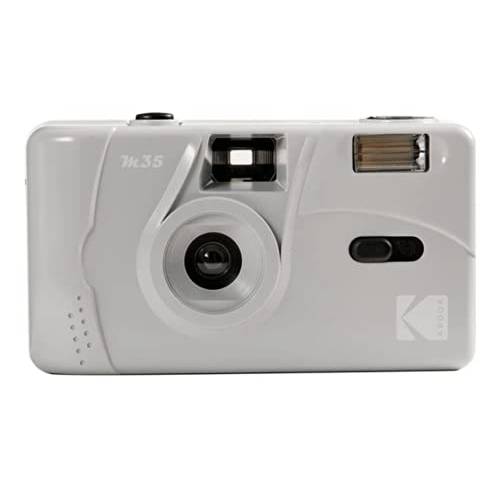 코닥 M35 35mm 필름 카메라 ( 그레이) - 포커스 프리, 리유저블,재사용,  빌트인 플래시, 간편 to 사용…