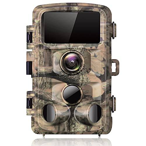 CAMPARKCAM T45 트레일 카메라 20MP 1080P 방수 게임 사냥 캠 3 적외선 센서 모션 센서 나이트 비전 야생동물 모니터링