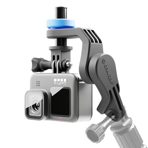 GRAVGRIP V2 유압 레벨링 액션 카메라, 고프로, DJI, Insta360 - Pocket-Sized 레벨러, 짐벌, Jib - No 배터리, No 충전, 방수, Ultra-Compact, 듀러블